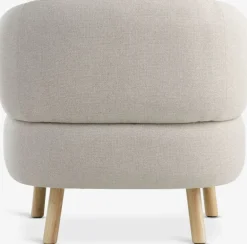 Clearance STADILSillón STADIL tela beis/color roble natural Sillones