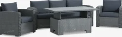 Best STAVERNConjunto muebles jardín STAVERN 5 plazas Conjuntos Mesa Y Sillas De Jardín|Muebles De Jardín