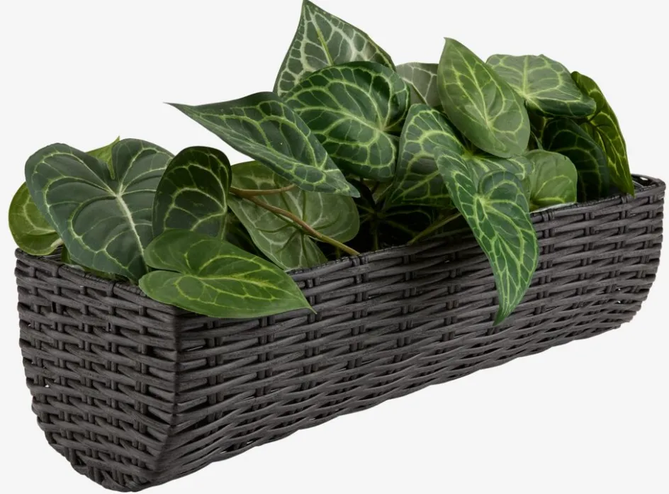 Clearance STEINTROSTJardinera para balcón STEINTROST A18xL50xA16 negro Maceteros