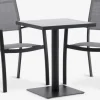 Outlet STENUNGSUND + STRANDBYMesa STENUNGSUND L60 + 2 sillas STRANDBY gris Conjuntos Mesa Y Sillas De Jardín