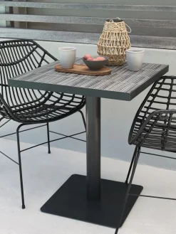 New STENUNGSUNDMesa de balcón STENUNGSUND A60xL60 gris Mesas De Jardín