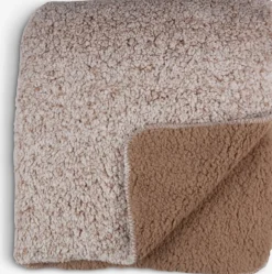 Clearance STORFRYTLEManta de forro STORFRYTLE 200x220 arena oscuro Mantas