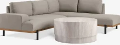 STORLIEN + ELLEKILDEConjunto jardín STORLIEN travertino +ELLEKILDE 5 plazas topo Conjuntos Mesa Y Sillas De Jardín|Muebles De Jardín
