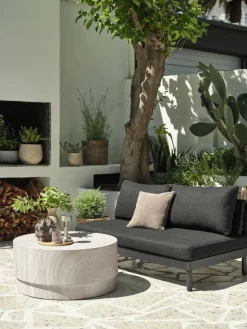 Discount STORLIENMesa de centro de exterior STORLIEN Ø90xA41 travertino Mesas De Jardín|Muebles De Jardín