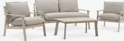 New SYLTHOLMConjunto muebles jardín SYLTHOLM 4,5 plazas madera dura Conjuntos Mesa Y Sillas De Jardín|Muebles De Jardín