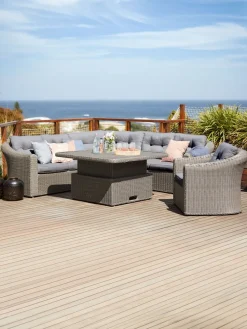 Discount TAMBOHUSEConjunto muebles jardín TAMBOHUSE 5 plazas Conjuntos Mesa Y Sillas De Jardín|Muebles De Jardín
