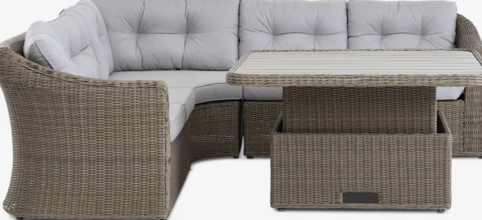 Discount TAMBOHUSEConjunto muebles jardín TAMBOHUSE 5 plazas Conjuntos Mesa Y Sillas De Jardín|Muebles De Jardín