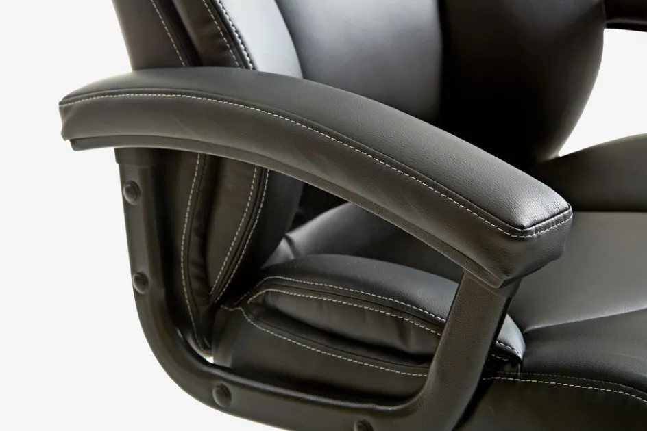 Sale TAMDRUPSilla de oficina TAMDRUP espuma viscoelástica polipiel negro Sillas De Oficina|Sillas Gaming