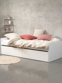 Outlet TANGBJERGCama con almacenaje TANGBJERG 90/180x200 blanco Niños Camas Para Niños|90 X 200 Cm
