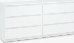 Online TANGECómoda TANGE 3+3 cajones blanco Cómodas|Cómodas