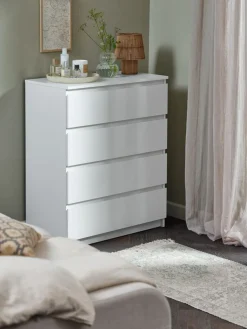 Discount TANGECómoda TANGE 4 cajones blanco Cómodas|Cómodas