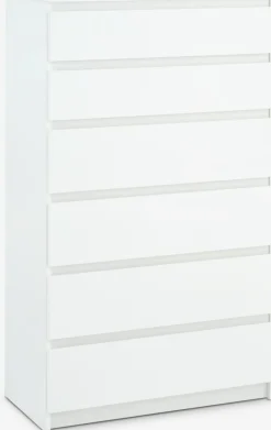Best TANGECómoda TANGE 6 cajones blanco Cómodas|Cómodas