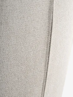 Clearance TANKEDALSillón reclinable TANKEDAL con reposapiés tela beis/cromo Sillones
