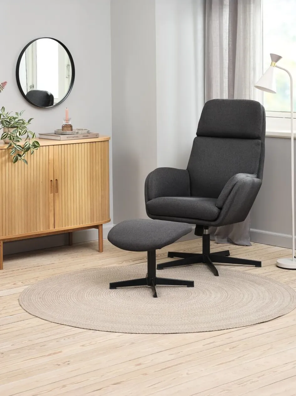 Clearance TANKEDALSillón reclinable con reposapiés TANKEDAL tela Sillones