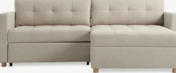 Best TEGLHUSESofá cama con chaise longue TEGLHUSE tela beis Sofás Cama|Sofás Cama