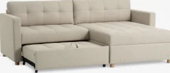 Best TEGLHUSESofá cama con chaise longue TEGLHUSE tela beis Sofás Cama|Sofás Cama
