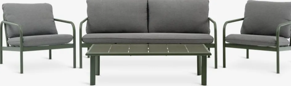 Best TEGLUMConjunto muebles jardín TEGLUM 4,5 plazas Conjuntos Mesa Y Sillas De Jardín|Muebles De Jardín