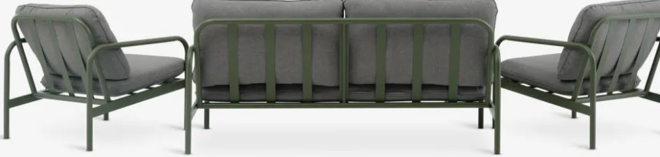 Best TEGLUMConjunto muebles jardín TEGLUM 4,5 plazas Conjuntos Mesa Y Sillas De Jardín|Muebles De Jardín