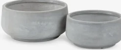 Hot TERASSEMacetero TERASSE Ø44/36 gris juego de 2 Maceteros