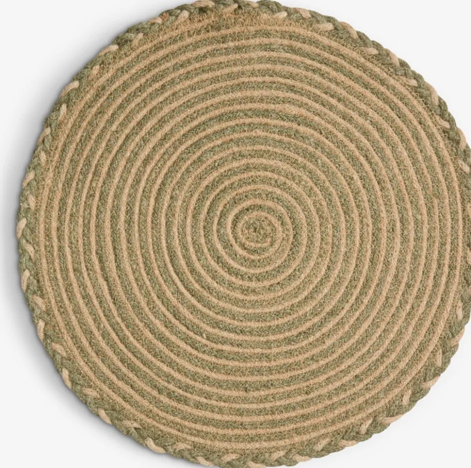 New TETTEGRASMantel individual TETTEGRAS Ø37 natural/verde Manteles Individuales