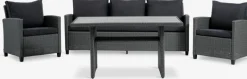 Discount THISEConjunto muebles jardín THISE 5 plazas gris Conjuntos Mesa Y Sillas De Jardín|Muebles De Jardín