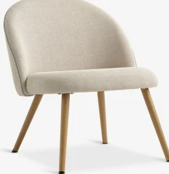 Outlet THORUPSillón THORUP tela beis/color roble Sillones