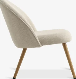 Outlet THORUPSillón THORUP tela beis/color roble Sillones