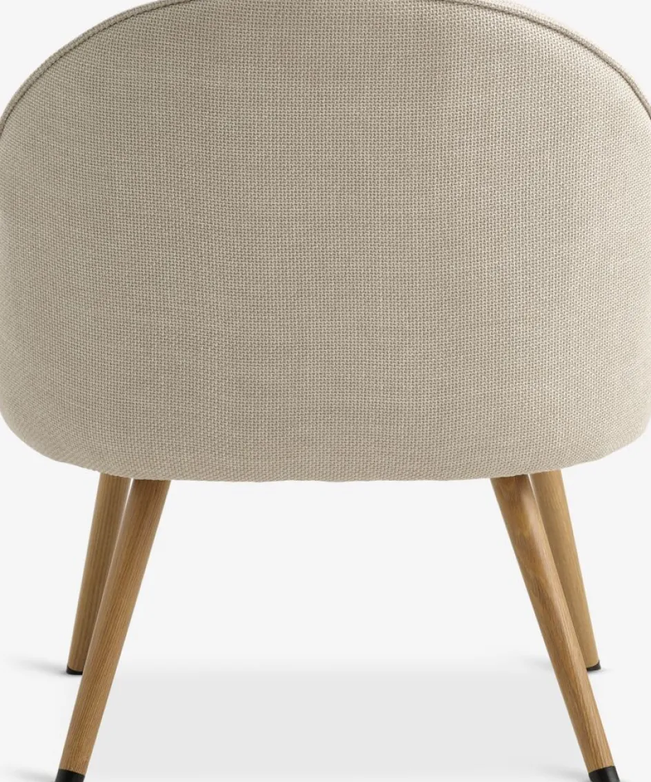Outlet THORUPSillón THORUP tela beis/color roble Sillones