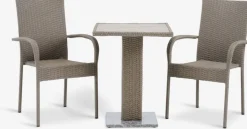 Discount THY + GUDHJEMMesa THY L60 + 2 sillas GUDHJEM natural Conjuntos Mesa Y Sillas De Jardín