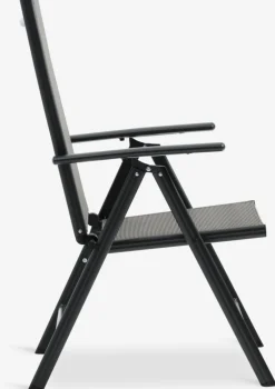 TIPMOSE + MELLBYMesa TIPMOSE L70 gris + 2 sillas MELLBY negro Conjuntos Mesa Y Sillas De Jardín