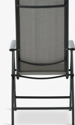 TIPMOSE + MELLBYMesa TIPMOSE L70 gris + 2 sillas MELLBY negro Conjuntos Mesa Y Sillas De Jardín