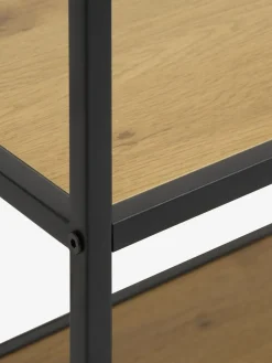 Hot TRAPPEDALMueble recibidor TRAPPEDAL roble cálido/negro Percheros Con Zapatero|Percheros Con Zapatero