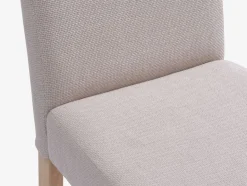 Clearance TUREBYSilla de comedor TUREBY tela beis Sillas De Comedor