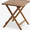 UBJERGMesa auxiliar UBJERG A46xL46xA46 madera dura Mesas De Jardín|Muebles De Jardín