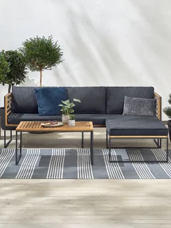 Best UGILTMesa de centro de exterior UGILT A60xL90 madera dura Mesas De Jardín|Muebles De Jardín