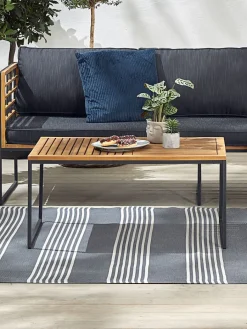 Best UGILTMesa de centro de exterior UGILT A60xL90 madera dura Mesas De Jardín|Muebles De Jardín