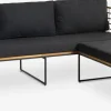 Sale UGILTSofá de exterior UGILT con chaise longue 3 plazas madera Muebles De Jardín