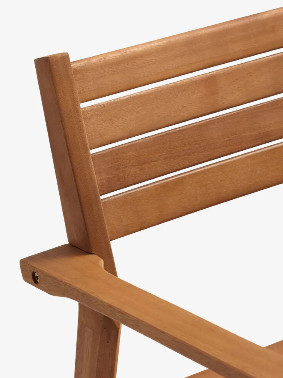 Hot ULBJERG + HAMRAMesa ULBJERG L214/297 + 4 sillas HAMRA madera dura Conjuntos Mesa Y Sillas De Jardín