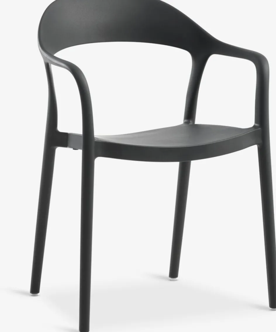 Discount ULBJERG + NANNESTADMesa ULBJERG L214/297 madera dura + 4 sillas NANNESTAD Conjuntos Mesa Y Sillas De Jardín