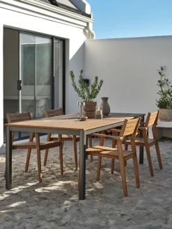 Clearance ULBJERGMesa de jardín ULBJERG A99xL214/297 madera dura Mesas De Jardín