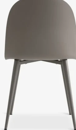 Online ULDALSilla de comedor ULDAL polipiel marrón Sillas De Comedor