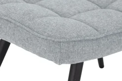 Best ULDUMReposapiés ULDUM tela gris/negro Sillones