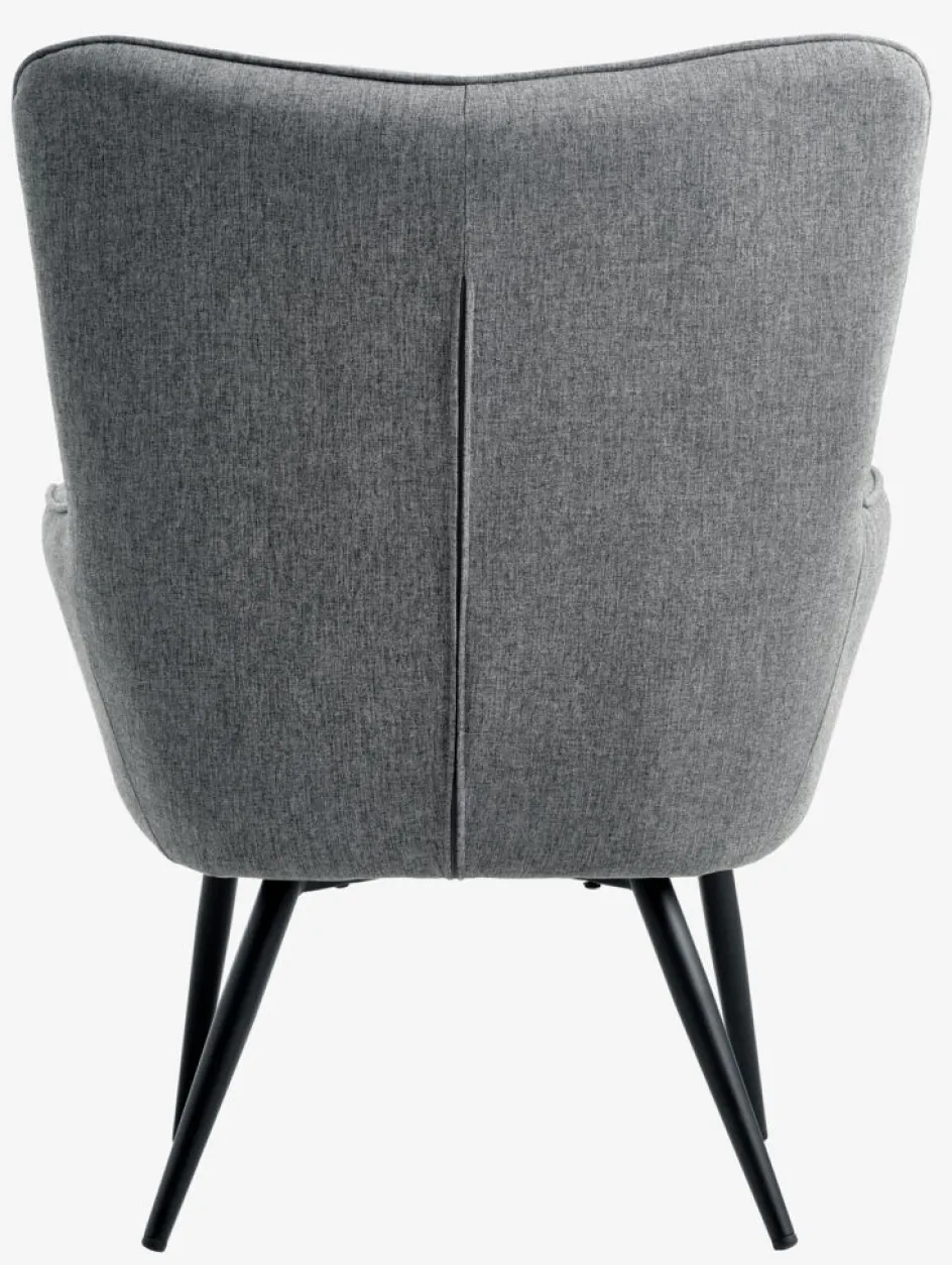 Discount ULDUMSillón ULDUM tela gris/negro Sillones