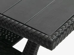 Sale ULLEHUSEConjunto muebles jardín ULLEHUSE 9 plazas almacenaje negro Conjuntos Mesa Y Sillas De Jardín|Muebles De Jardín