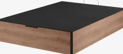 Hot URUNDAGOLDCanapé 135x190cm URUNDA GA55 negro Camas Con Almacenaje|90 X 190 Cm