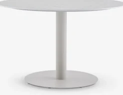 New VAMDRUP + GILJAMesa VAMDRUP Ø120 + 4 sillas GILJA beis Conjuntos Mesa Y Sillas De Jardín