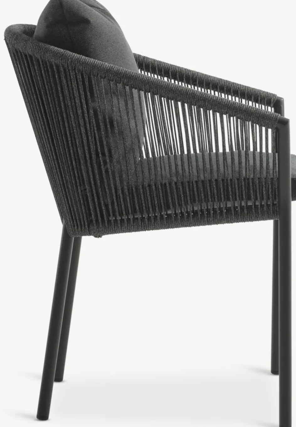 New VAMDRUP + GILJAMesa VAMDRUP Ø120 + 4 sillas GILJA gris Conjuntos Mesa Y Sillas De Jardín