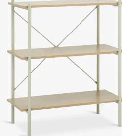 Best VANDBORGEstantería VANDBORG 3 estantes color roble/beis Estanterias Y Librerías|Estanterias Y Librerías