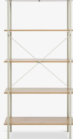 Best VANDBORGEstantería VANDBORG 5 estantes color roble/beis Estanterias Y Librerías|Estanterias Y Librerías
