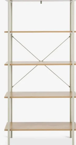 Best VANDBORGEstantería VANDBORG 5 estantes color roble/beis Estanterias Y Librerías|Estanterias Y Librerías